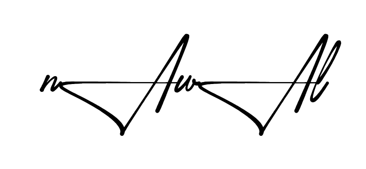Stylish Nawal signature design