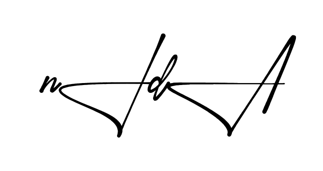 Stylish Nida signature design