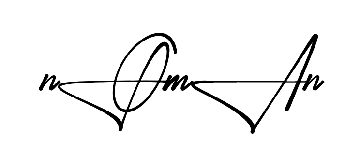 Stylish Noman signature design