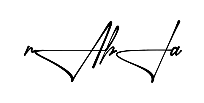 Stylish Rabia signature design