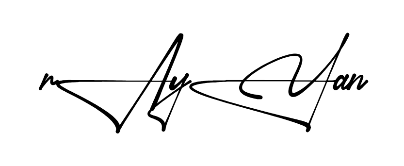 Stylish Rayyan signature design