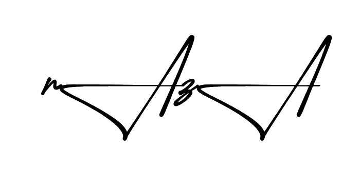 Stylish Raza signature design
