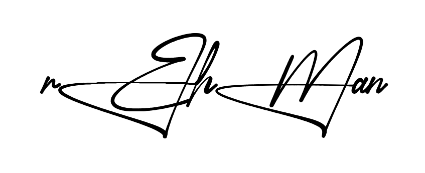 Stylish Rehman signature design