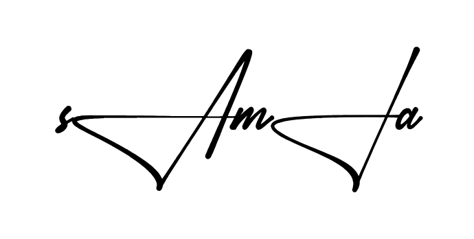 Stylish Samia signature design