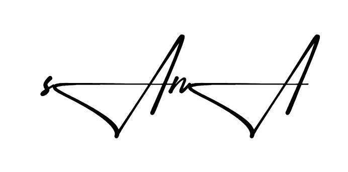 Stylish Sana signature design