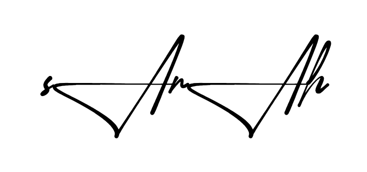 Stylish Sarah signature design