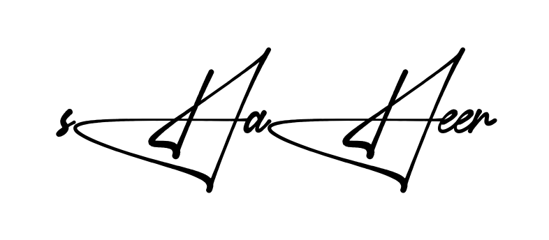 Stylish Shaheer signature design