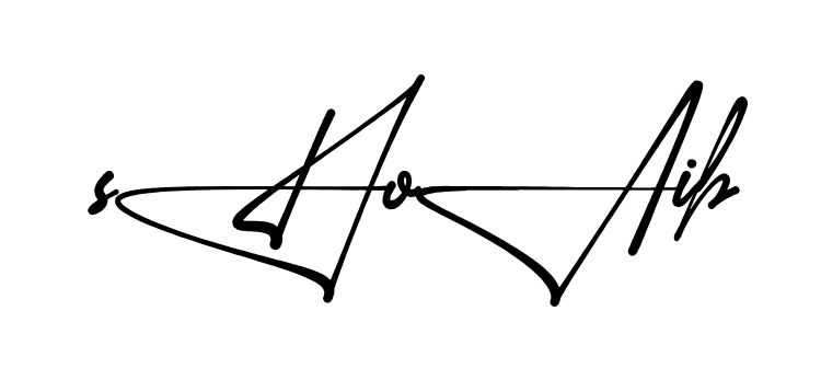 Stylish Shoaib signature design