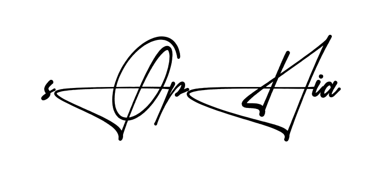 Stylish Sophia signature design
