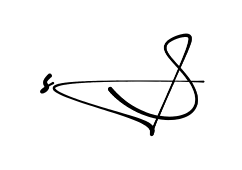 Ss stylish signature PNG idea