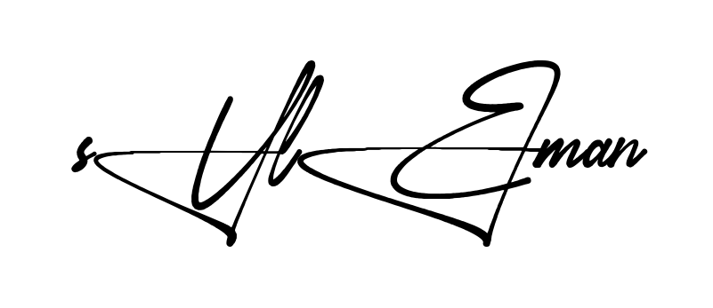 Stylish Suleman signature design