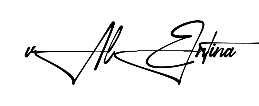 Stylish Valentina signature design