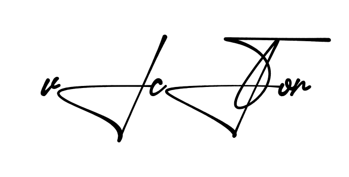 Stylish Victor signature design