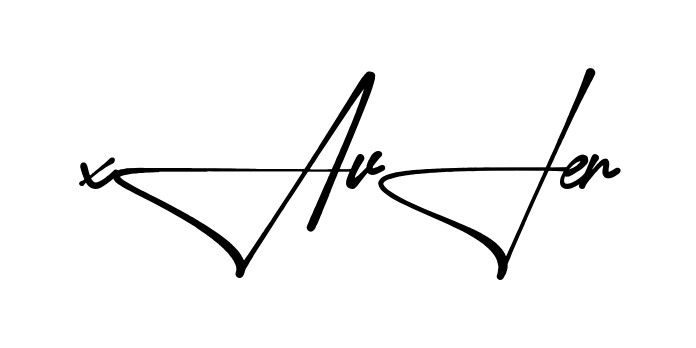 Stylish Xavier signature design