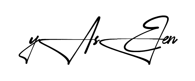 Stylish Yaseen signature design