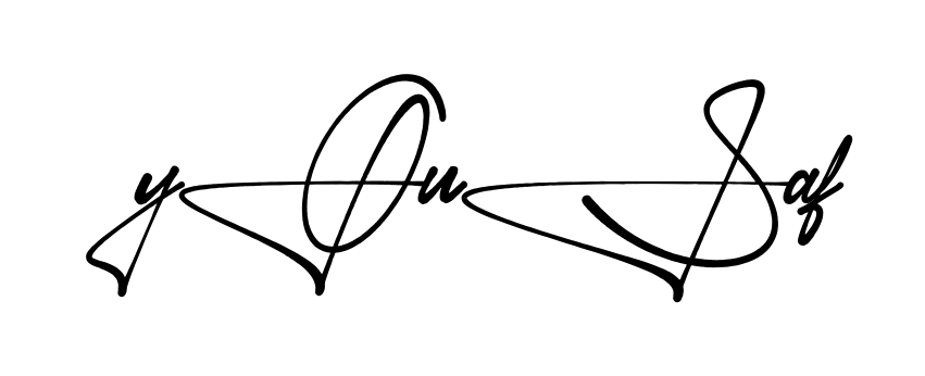 Stylish Yousaf signature design