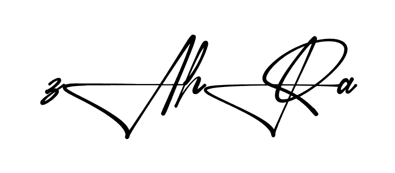 Stylish Zahra signature design