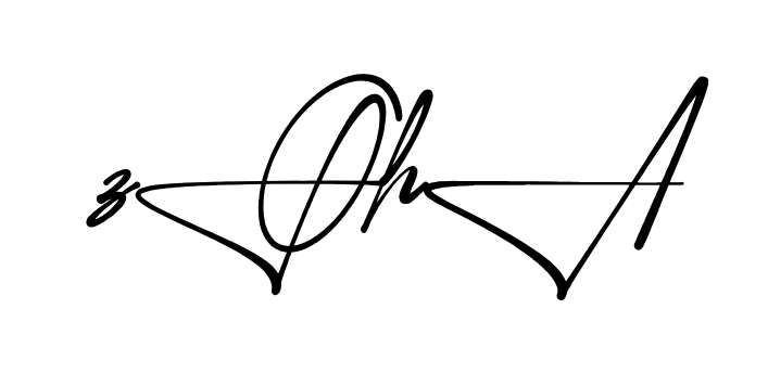 Stylish Zoha signature design