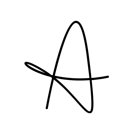 A beautiful name signature style in English