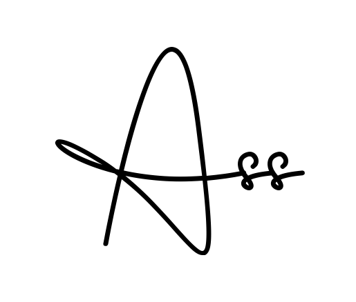 As S beautiful name signature style in English