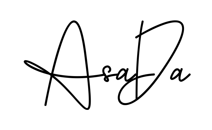 Asad A beautiful name signature style in English