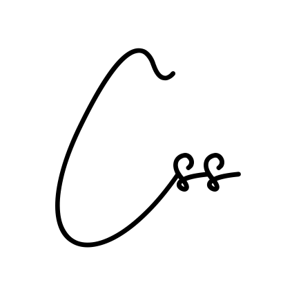 Cs S beautiful name signature style in English