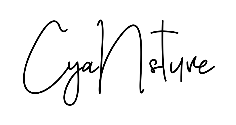 Cyan Signature beautiful name signature style in English