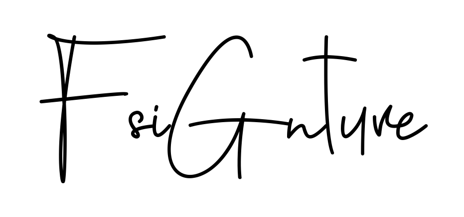 F Signature beautiful name signature style in English