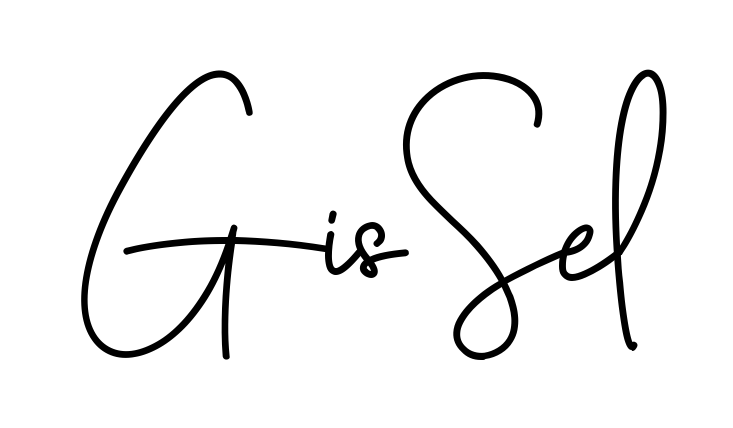 Gissel beautiful name signature style in English