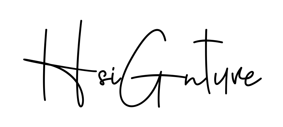 H Signature beautiful name signature style in English