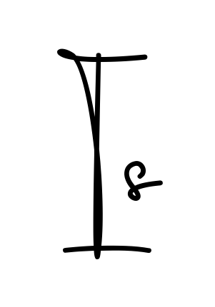 I S beautiful name signature style in English