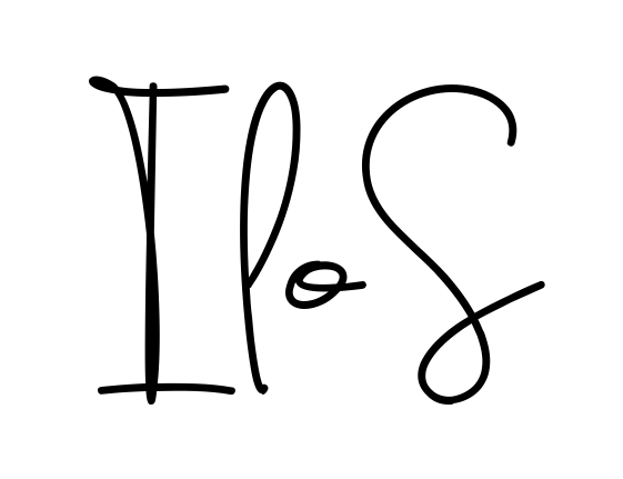 Ilo S beautiful name signature style in English