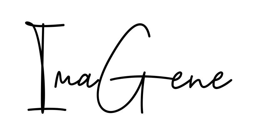 Imagene beautiful name signature style in English