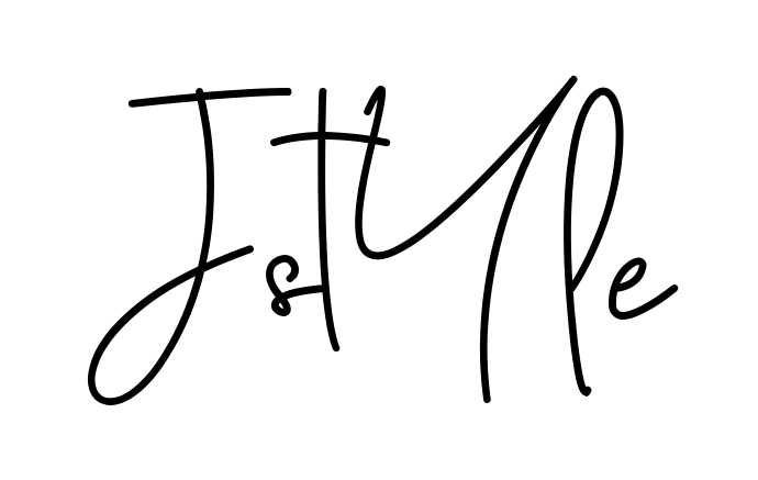 J Style beautiful name signature style in English
