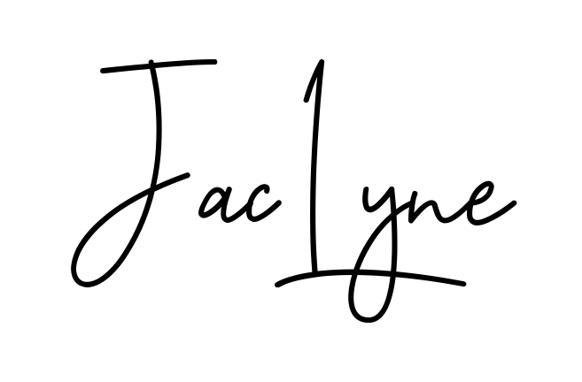 Jaclyne beautiful name signature style in English