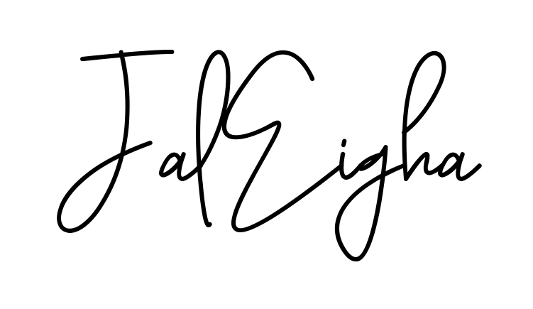 Jaleigha beautiful name signature style in English