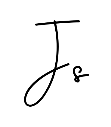 Js beautiful name signature style in English