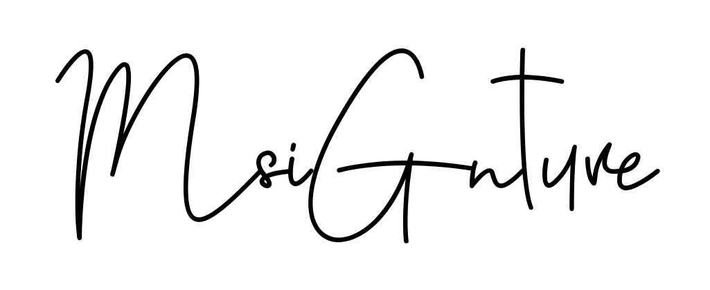 M Signature beautiful name signature style in English