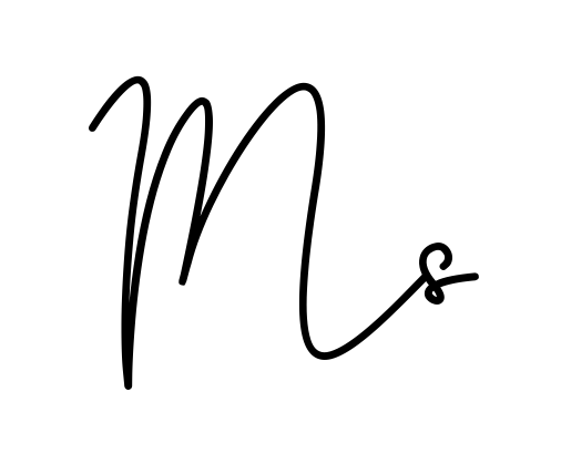 Ms beautiful name signature style in English