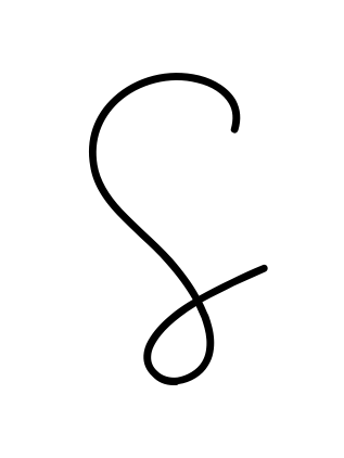S beautiful name signature style in English