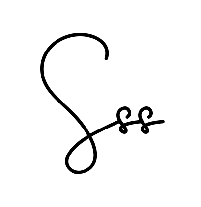Ss S beautiful name signature style in English