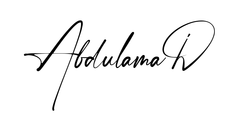 Handwritten-looking Abdul Samad signature idea