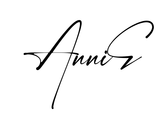 Handwritten-looking Annie signature idea