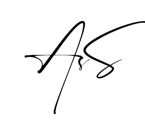 As S easy name signature writing style