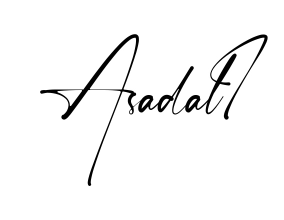 Asad Ali easy name signature writing style