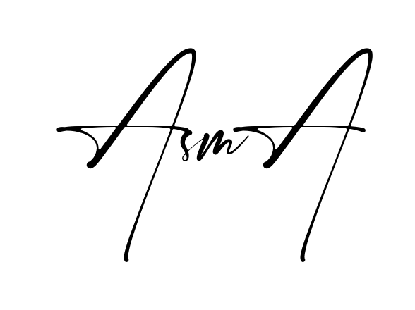 Handwritten-looking Asma signature idea