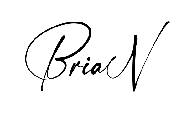 Handwritten-looking Brian signature idea