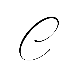 C easy name signature writing style