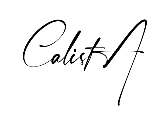 Calista easy name signature writing style