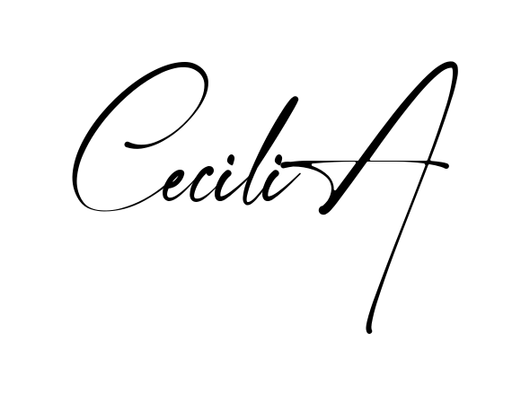 Handwritten-looking Cecilia signature idea